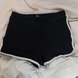 Balck athletic shorts